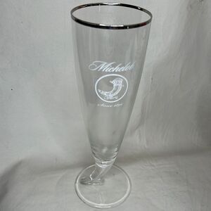 Michelob Since 1886 Crystal Beer Drinking Glass 18 Ounces 9 3/4 Tall 3 In Round